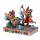 Jaq et Gus Collier de Perles Heartwood Jim Shore Disney Tradition