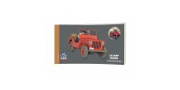 La Jeep Rouge Automobile de Collection des Albums Tintin