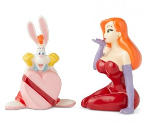 Jessica et Roger Rabbit Salière Poivrière