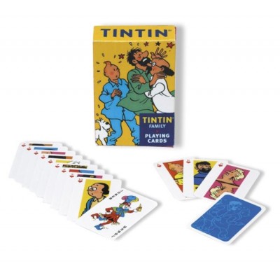 Jeu de Cartes La Famille de Tintin