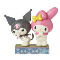 Kuromi et My Melody Jim Shore Sanrio