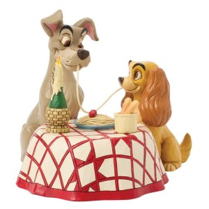 Spaghetti Lady and The Tramp Jim Shore Disney Tradition