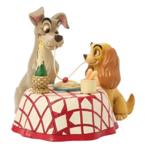 Souper Spaghetti La Belle et le Clochard Disney Tradition Jim Shore