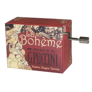 Che Gelida Manina #244 La Bohème Puccini Handcrank Music Box