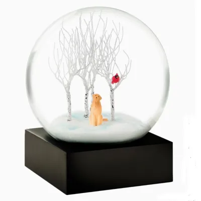 Labrador et Cardinal CoolSnowGlobes Boule à Neige