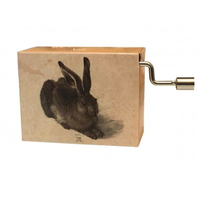For Elise Rabbit Albrecht Dürer #220 Handcrank Music Box