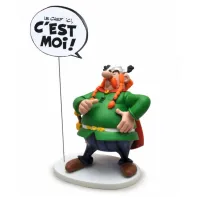 Statuette Abraracourcix Bulle Le Chef Ici, C'est Moi !