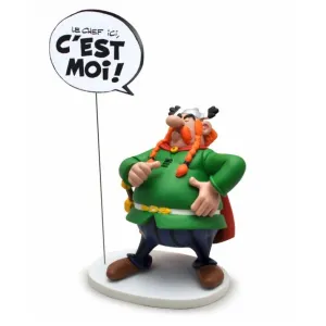 Statuette Abraracourcix Bulle Le Chef Ici, C'est Moi !