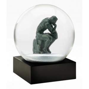 Le Penseur de Rodin Boule à Neige CoolSnowGlobes