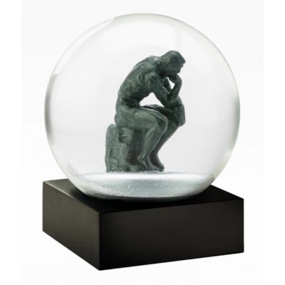 The Thinker Rodin Snow Globe CoolSnowGlobes