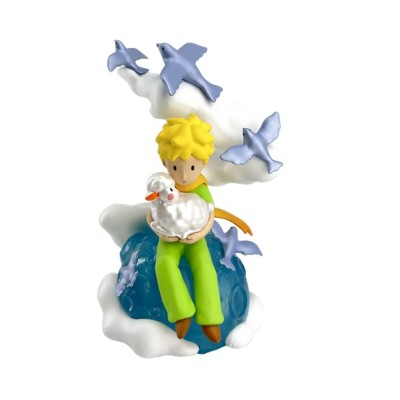 Figurine Le Petit Prince et le Mouton sur la Planète