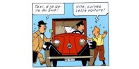 The Red Taxi Collectible Car Tintin Adventures Book 
