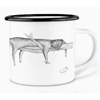Le Léopard Paresseux Tasse Camping Ligarti
