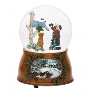 Letter to Santa Musical Snowglobe