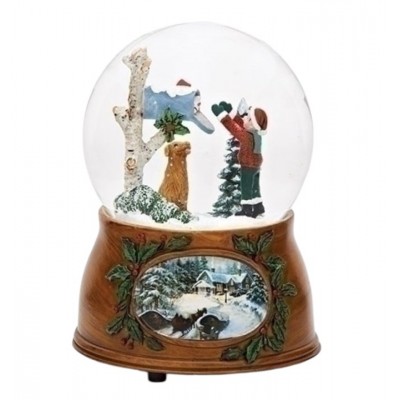 Letter to Santa Musical Snowglobe