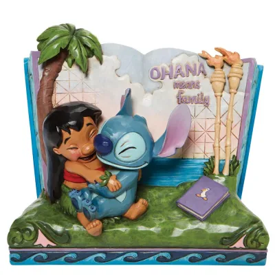 Lilo et Stitch Livre d'Histoires Jim Shore Disney Tradition