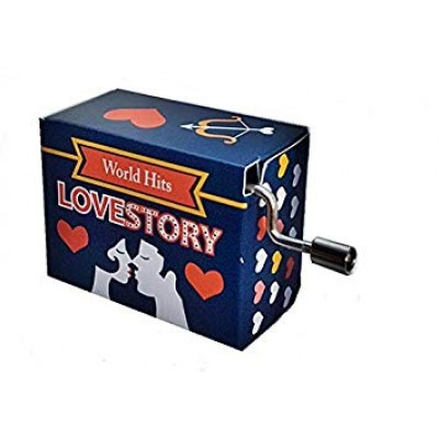 Love Story #262 Hand Crank Music Box