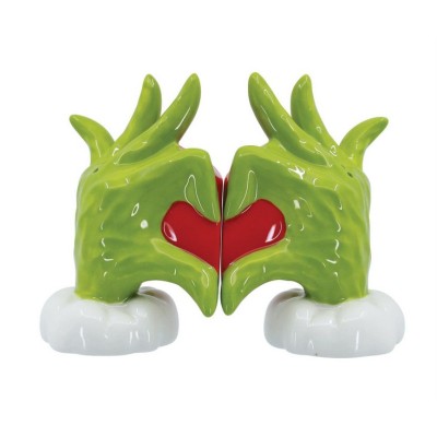 Grinch Mains en Coeur Salière et Poivrière