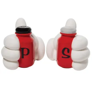 Les Mains de Mickey Salière et Poivrière