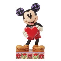 Mickey with Heart Disney Tradition Jim Shore