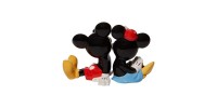 Mickey and Minnie Back to Back Salt and Pepper Shakers