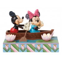 Mickey et Minnie en Canot Disney Traditions Jim Shore