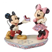 Mickey et Minnie Demande en Mariage Disney Traditions Jim Shore