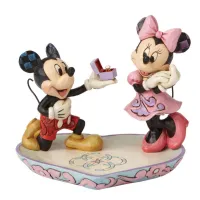 Mickey and Minnie Marriage Proposal Disney Tradition Jim Shore