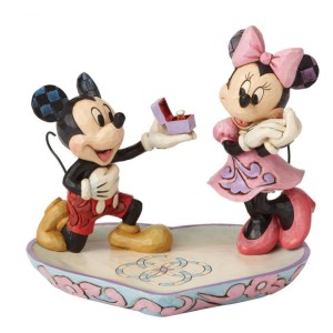 Mickey et Minnie Demande en Mariage Disney Traditions Jim Shore