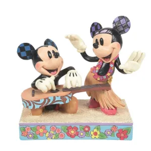 Mickey et Minnie Hawaiiens Disney Traditions Jim Shore Mickey et Minnie Hawaiiens Disney Traditions Jim Shore