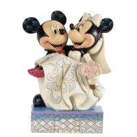 Mickey et Minnie Mariage Jim Shore Disney Tradition