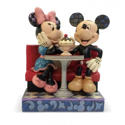Mickey et Minnie au Casse-croûte Disney Tradition Jim Shore