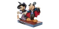 Mickey Vampire avec Minnie Sorcière Jim Shore Disney Tradition