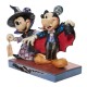 Mickey Vampire avec Minnie Sorcière Jim Shore Disney Tradition