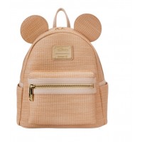 Mickey Straw Backpack Loungefly