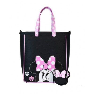 Minnie Rock the Dots Tote Bag Loungefly