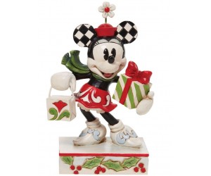 Minnie Cadeaux de Noël Jim Shore Disney Tradition