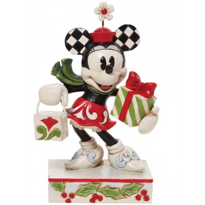 Minnie Cadeaux de Noël Jim Shore Disney Tradition