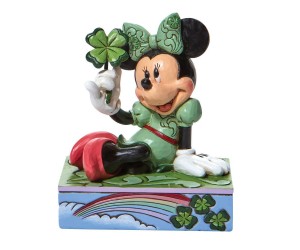 Minnie Trèfle à Quatre Feuilles Jim Shore Disney Tradition