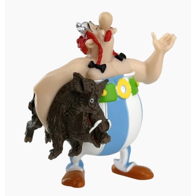 Obélix avec Sanglier Les Aventures d'Astérix