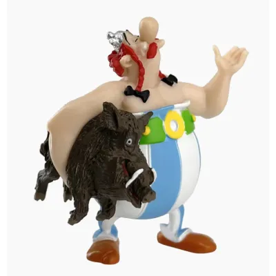 Obélix avec Sanglier Les Aventures d'Astérix