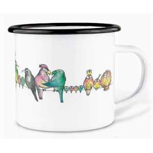 Oiseaux Variés Tasse Camping Ligarti