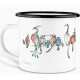 Oiseaux Variés Tasse Camping Ligarti