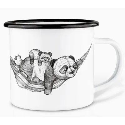 La Maman et Les Bébés Pandas Tasse Camping Ligarti