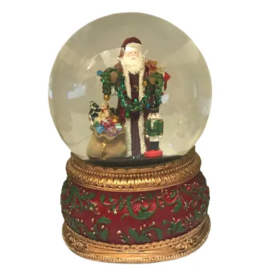 Santa and Nutcracker Musical Waterglobe