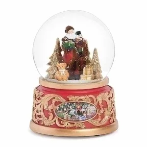 Santa Claus and Toys Musical Snowglobe