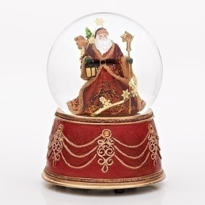 Père Noël Victorien Boule à Neige Musicale