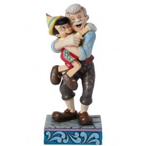 Pinocchio et Geppetto Jim Shore Disney Tradition