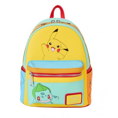 Pokemon Blocs de Couleurs Sac à Dos Loungefly