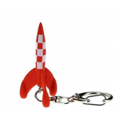 Rocket Tintin Keyring